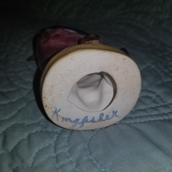 Kingfisher porcelain bird - Picture 6 of 6